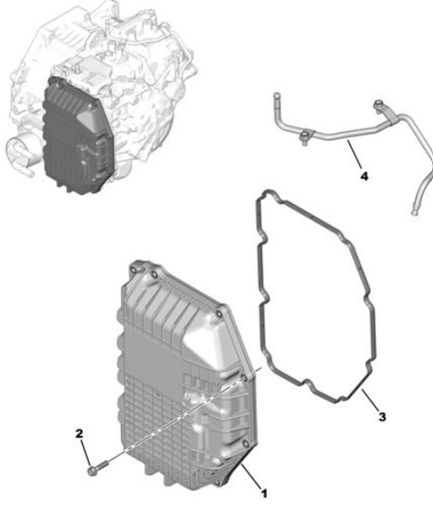 PSA 9824605880 | Oto Vites Kutu Dağıtım Kapağı-C4 X (C43)