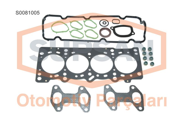 SUPSAN S0081005 | Conta Üst Takım Keçeli Skc Lı (Fiat: Doblo Palio 1.2 8V)