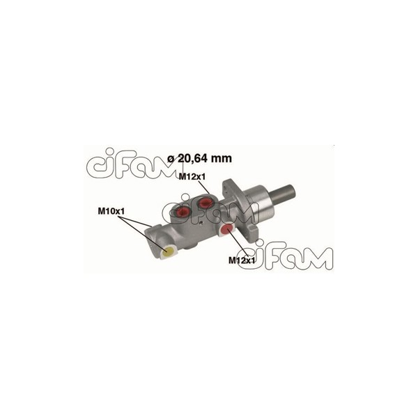 CIFAM 202-296 | Fren Ana Merkezi 206 Hatchback/Sedan/Sw/Van 98-13 1.1-1.4-1.6 16V/1.9 D/1.4-2.0 HDI ABS Siz
