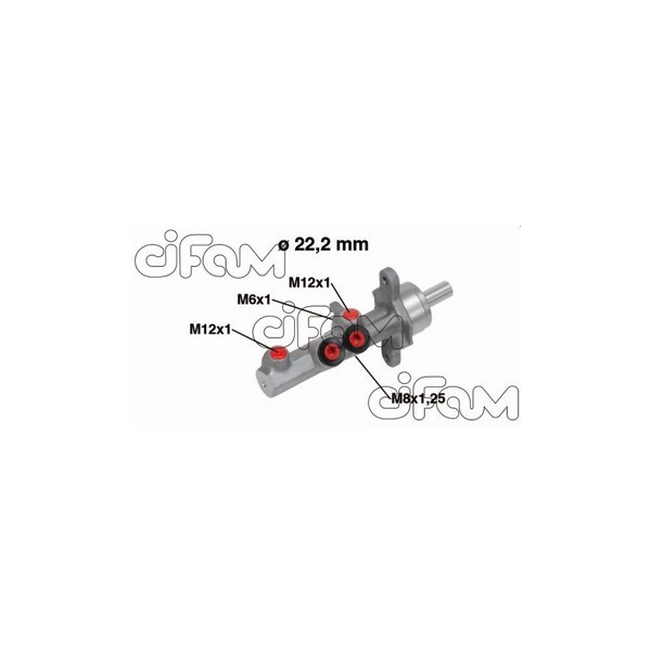 CIFAM 202-721 | Fren Ana Merkezi Eos 06-15, Golf Plus V 04-13, Golf V 03-, A3 03-, Toledo III 04-