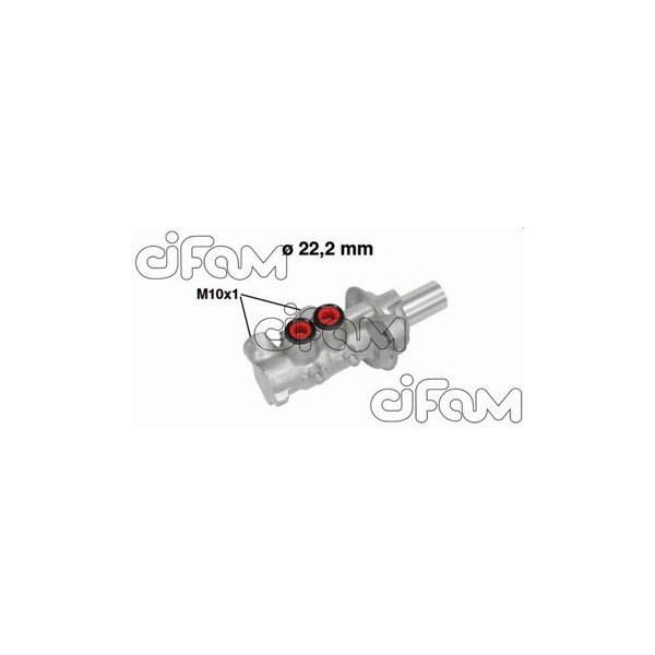 CIFAM 202-740 | Fren Ana Merkezi Agila B 08-14 / Splash 08- / Swift III 05- 1.0-1.5 CDTI