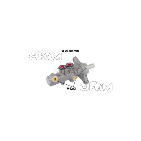 CIFAM 202-832 | Fren Anamerkez Volkswagen Transporter V (7Ha,7Hh,7Ea,7Eh) 1.9 TDI Alüminyum 27 mm 2003-2011