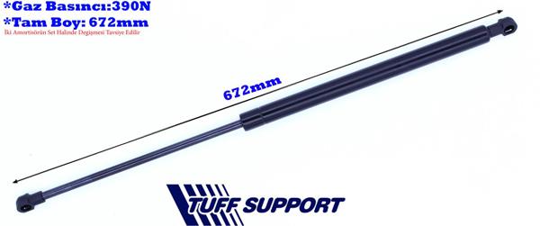 TUFFSUPPORT 610543 | Bagaj Amortisörü Citroen Xsara Picasso 99 Gazlı