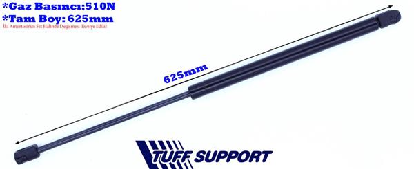 TUFFSUPPORT 610830 | Bagaj Amortisörü Gazlı Honda Cr-V 2.0L 2.2L R20a2 N22a2 Re5 Re6 Kasa 07-12