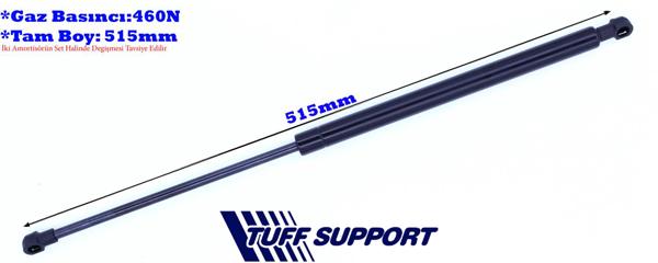 TUFFSUPPORT 612231 | Bagaj Amortisörü Gazlı Honda Civic Euro 1.4L 1.6L D14 D16 Ma Mb Kasa 96-00