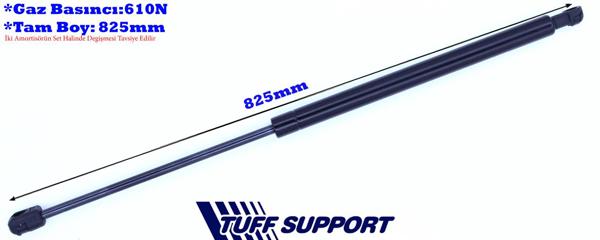 TUFFSUPPORT 612239 | Bagaj Amortisörü Fiat Bravo II 07 > 14