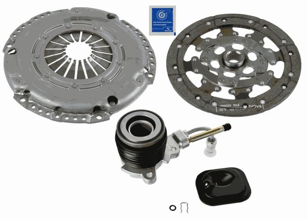 SACHS 3000990354 | Debriyaj Seti Baskı Balata Bilya (94Zt 7A564 Ab) Ford Mondeo Focus II Volvo S40 V50 2.0 Zetec 01 -