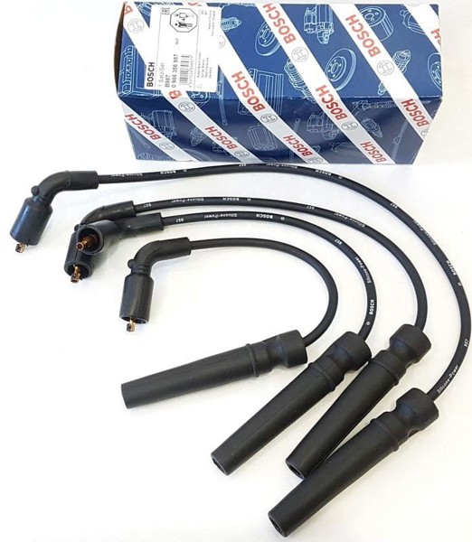 BOSCH 0986356987 | Buji Kablosu (Silikon Set) (Chevrolet Aveo / Kalos 1.4 03-08)