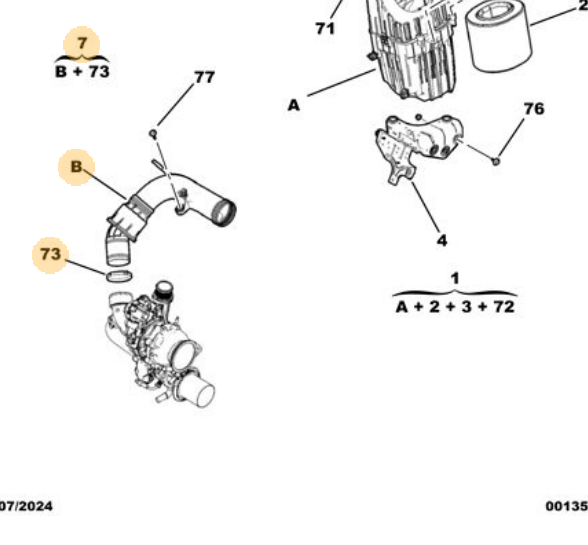 MOPAR (PSA) 1695011480 | Hava Bağl Rako