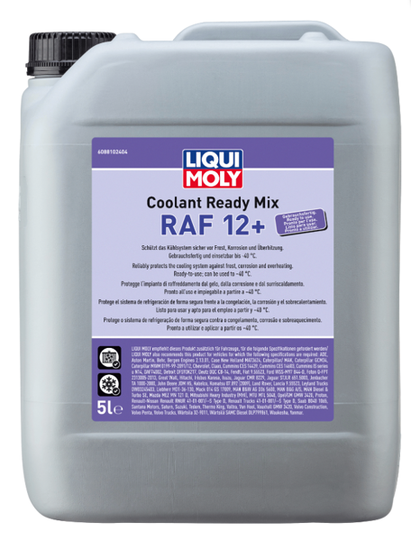 LIQUI MOLY Radyatör Antifrizi RAF 12+ (G12+) Kırmızı 5 l (8810)