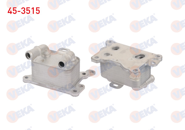 VEKA 45-3515 | Yağ Soğutucusu Tek Renault Clio V 1.0,1.3 TCE 19-/ Megane IV-Talisman-Kadjar 1.3 TCE 18-/ Duster-Lodgy 1.0,1.3 TCE 19-/ Juke 1.0 Dıg-T 19-/ Qashqai II 1.3 Dıg-T 18-/ Mercedes W177,V177,W247 160-180-200 18 -