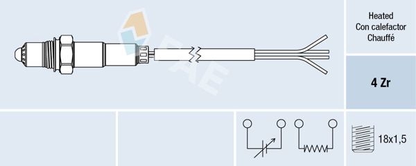 FAE 77004 | Lambda Sensörü Vag A2 A4 94-05
