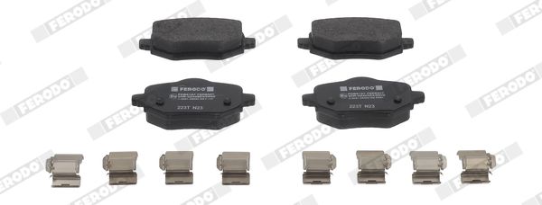 FERODO FDB5197 | Fren Balatası Opel Corsa F / Mokka B (249mm Fren Disk İçin)) Arka | 1 Adet