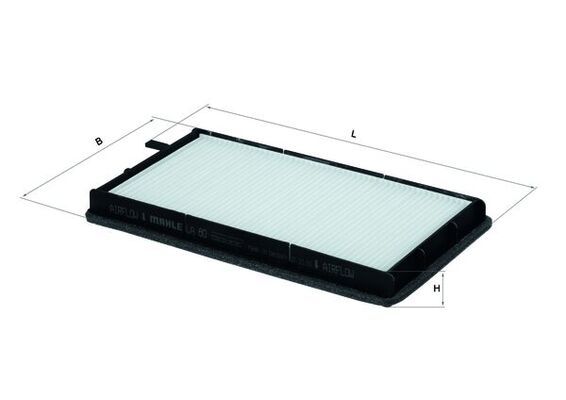 MAHLE LA80 | Polen Filtresi BMW E 36 93 99