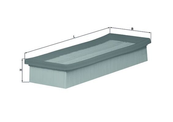 MAHLE LX1601 | Hava Filtresi Fiat Panda II 11 12 8V