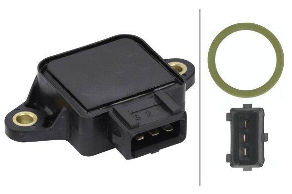 HELLA 6PX008476-331 | Gaz Kelebek Potansiyometresi Opel Astra F/Vectra A/B/Omega A/B/Frontera A 1.8/2.0/2.5/3.0
