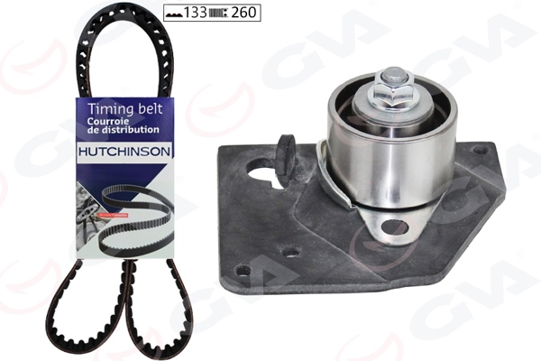 GVA 59T1104 | Eksantrik Gergi Kiti 133X260 Renault Megane II 02 > Scenic II 03 > Laguna II 05 > Nissan Primera 03 > Suzuki Grand Vitara II 05 > 1.9 DCI F9q