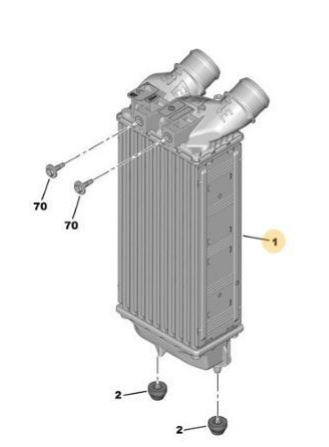 MOPAR (PSA) 9800291280 | Turbo Soğutucu Radyatör 3008 5008 P.Tepee C4 Ds4 Ds5 Berlingo B9