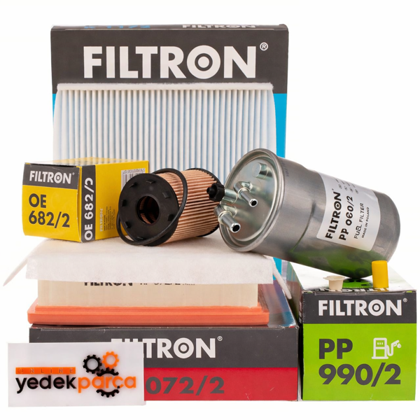 Opel Corsa D 1.3 Dizel Euro 5 Motor Periyodik Bakım Filtre Seti Filtron Marka