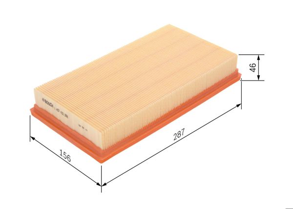 BOSCH 1457433268 | Hava Filtresi Ford Ka 1,0 1,3 02 > 01