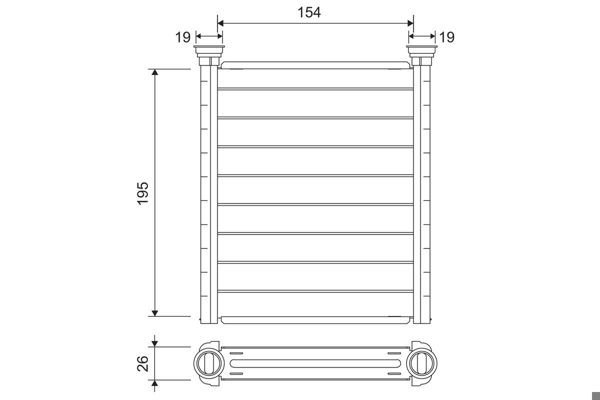 VALEO 811641 | Kalorifer Radyatörü X156 13 > X117 15 > 19 W176 13 > 18 W246 11 > 18 C117 13 > 19