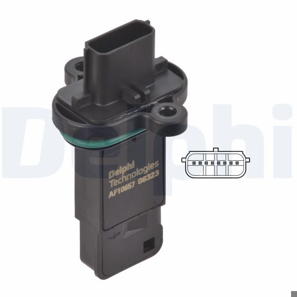 DELPHI AF10657-12B1 | Hava Debimetresi Opel Astra J-K Insignia A Mokka Zafira C 1.0-1.4Turbo A16xht