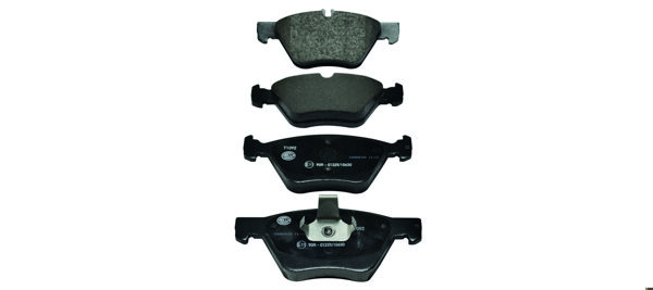 HELLA 8DB355007-861 | Fren Balatası Ön C208 97 > 02 A208 98 > 02 W210 97 > 02 W211 03 > 08 S211 03 > 09