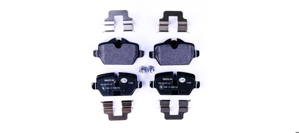 HELLA 8DB355011-271 | Arka Fren Balatası BMW E90 E87