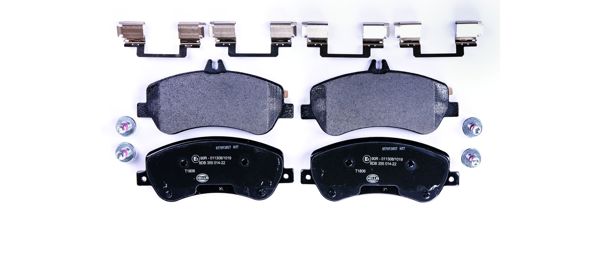 HELLA 8DB355014-221 | Fren Balatası Ön Glk-Class X204 09 > 15