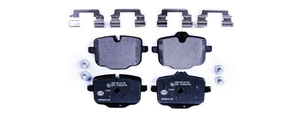 HELLA 8DB355014-361 | Arka Fren Balatası BMW F10 F11 N53 N57