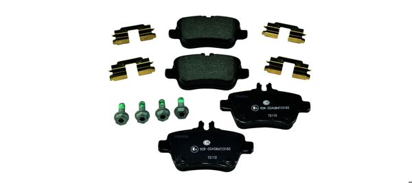 HELLA 8DB355019-641 | Fren Balatası Arka X156 13 > W176 12 > 18 W246 11 > 18 C117 13 > 19 R172 11 >