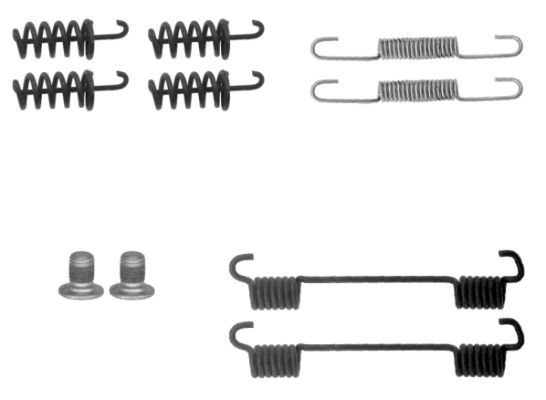HELLA 8DZ355202-111 | Fren Balatası Arka (Park Frenı Pabucu) Viano W639 03 > Vito W639 03 > Vito W447 14 >