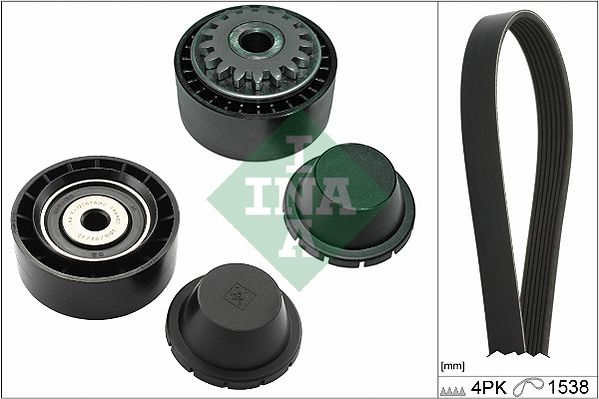 INA 529028010 | V Kayış Seti Clio Kangoo D4f 1.2 16V 97 -