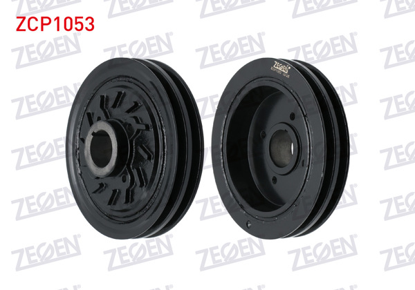 ZEGEN ZCP1053 | Krank Kasnağı Çiftli Hyundai H100 2.5D 1993-2004 / Galloper I-II 2.5 TD 1991-2003 / Pajero II 2.5 D 1990-2000 / L200 2.5 TD 1996-2006