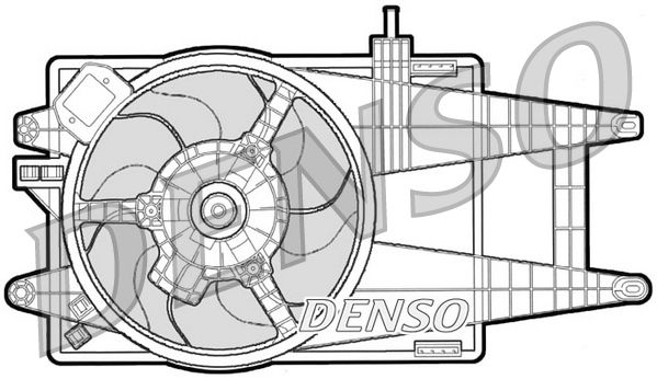 DENSO DER09040 | Fan Motoru 00-13 Punto 1.2 12V