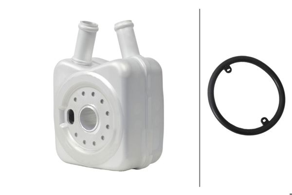 HELLA 8MO366360421 | Yağ Soğutucusu VW Caddyııı,T5 1.9Tdi,Crafter 163