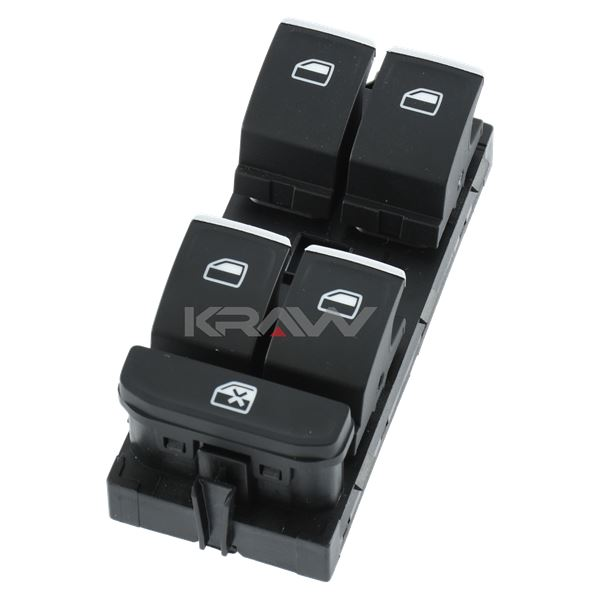 MCAR AN-420D | Cam Açma Kapama Anahtarı 4Lu Krom Kırmızı Işık Arona Ateca Ibiza Polo A1 18 > > Leon 13 > 20