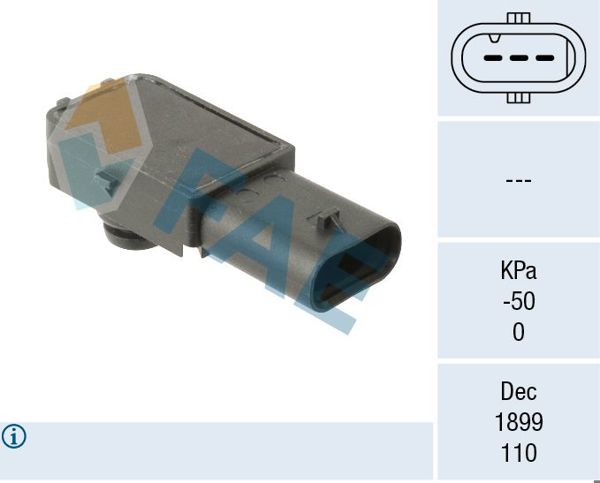 FAE 15273 | Basınç Sensörü VW 1.0-1.2-1.4-1.5 TSI