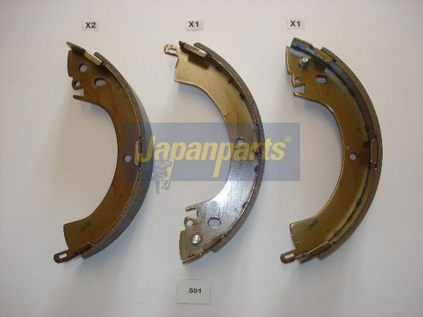 JAPAN PARTS GF-501AF | Mitsubishi L300 86 L200 86-96 Fren Balatası Pabuç