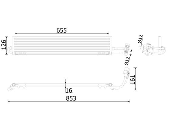 MAHLE CLC234000P | Yağ Soğutucu Vag Panamera 10-17