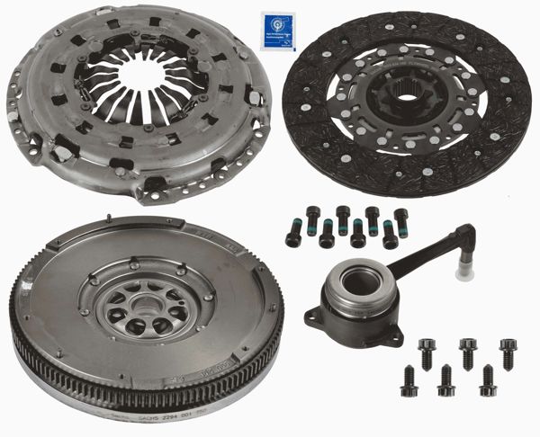 SACHS 2290601185 | Debriyaj Seti + Volant + Merkez Vag T5 2.5 TDI 03 -