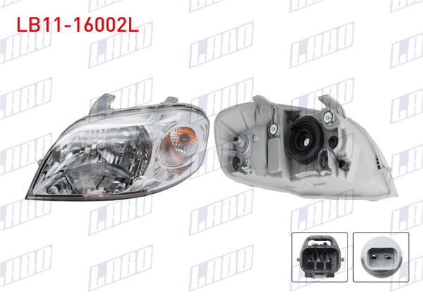 LABO LB11-16002L | Far Sol Motorlu Chevrolet Aveo 2007-Sedan