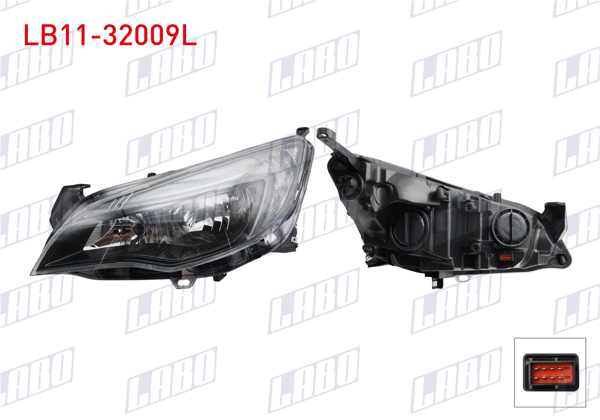LABO LB11-32009L | Far Sol Halojen Opel Astra J