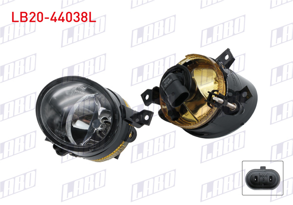 LABO LB20-44038L | Sis Farı Sol Ampullu Volkswagen Golf V 2003-2008 / Amarok / Jetta III 2005-2010 / Scirocco 2009-2014