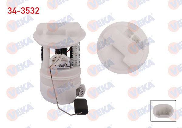 VEKA 34-3532 | Yakıt Depo Şamandırası 3 Bar Renault Clio II-Symbol 1.2 1998 -