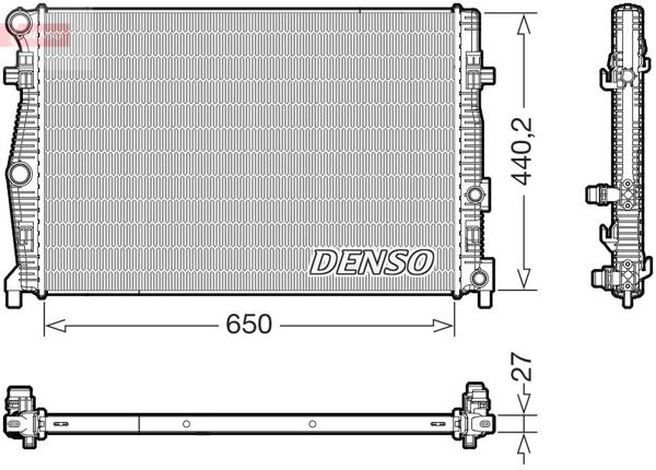 DENSO DRM32061 | Su Radyatörü VW Audi Seat Skoda