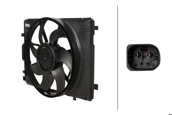 HELLA 8EW366421-101 | Radyatör Fanı (Komple) X156 13 > W176 12 > 18 W246 12 > 18 W204 07 > 14 C117 13 > 19 C218 13 > 17 W212 09 > 15 R1