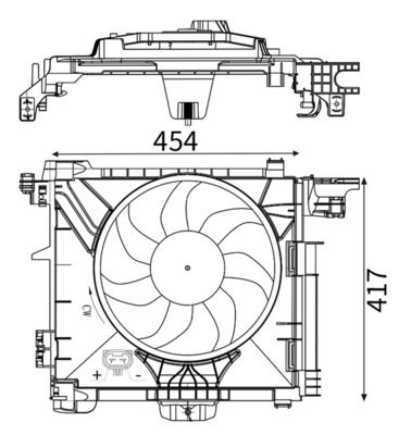 MAHLE CFF211000S | Fan Motoru Smart Fortwo
