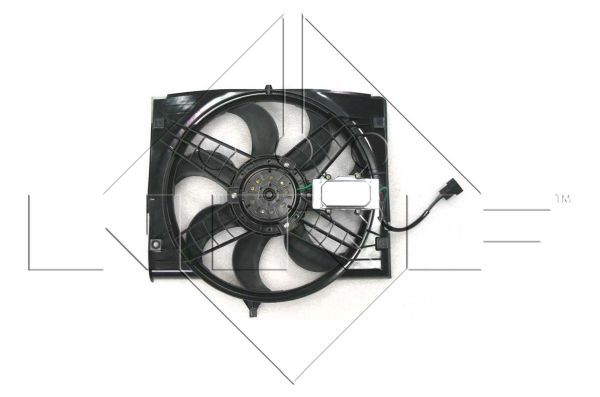 NRF 47442 | BMW E46 3.20D N47n Motor Fanı 228W 17117801423