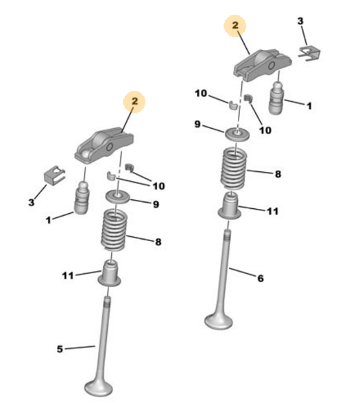 MOPAR (PSA) 9831127080 | Subap Horozu Dw10fuc